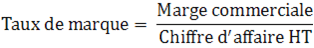 taux de marque