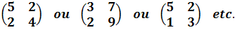 matrices régulières
