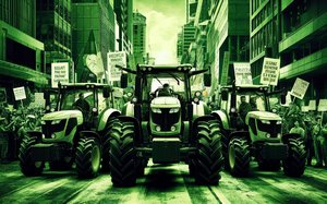 manif d'agriculteurs