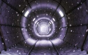 points dans tunnel