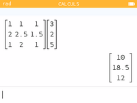 multiplication de matrices