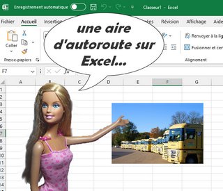 aire sur Excel