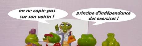 indépendance des exercices