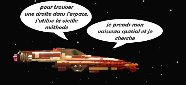 droite dans l'espace