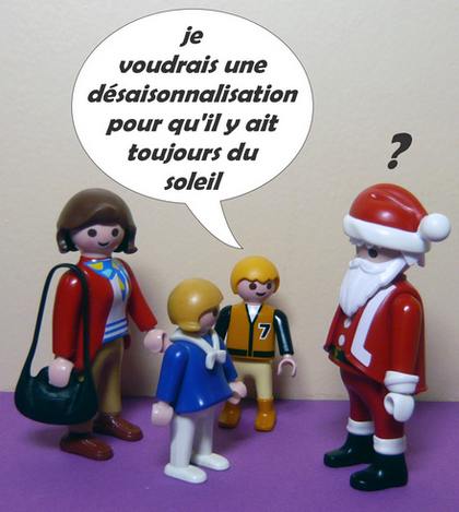 demande au père Noël