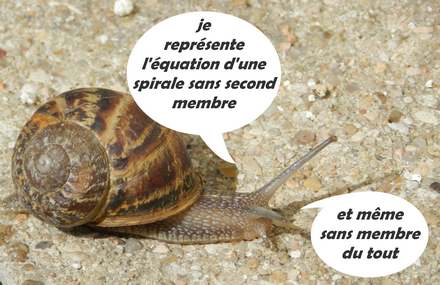 équation spirale