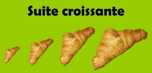 suite croissante
