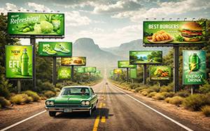 placards publicitaires